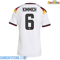 Camisa de time de futebol Alemanha Joshua Kimmich #6 Replicas 1º Equipamento Feminina Mundo 2026 Manga Curta
